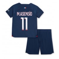 Echipament fotbal Paris Saint-Germain Marco Asensio #11 Tricou Acasa 2023-24 pentru copii maneca scurta (+ Pantaloni scurti)